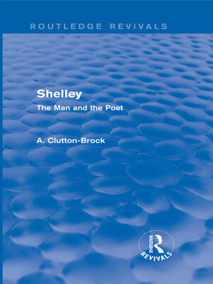 cover image of Shelley (Routledge Revivals)